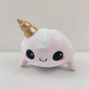 Glitter Galaxy Seven20 Ice Cream Cone Horn Pink Narwhal Collectible Plush